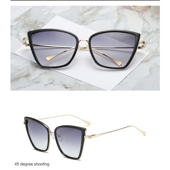 BLACK Mandy’s Cat Eye Sunglasses - Picture 7 of 7